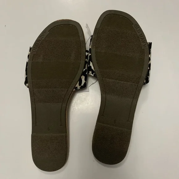 Leopard Print Textile Slides - Picture 6 of 8